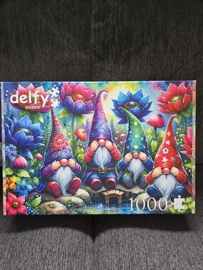 Delfy "Gnomes Among Flowers" 1000 Piece Puzzle